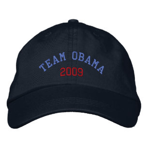 Gorra Bordada Equipo Obama 2009