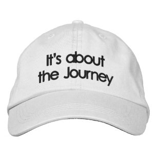 Gorra Bordada Es sobre el viaje