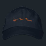 Gorra Bordada Escriba su nombre Personalizado Texto Impreso Eleg<br><div class="desc">Un tapón adaptable básico de ropa de la Marina alternativa con texto bordado personalizado. Las características del gorra: texto "Escriba su nombre", bordado en costura de alta calidad, ajuste clásico ajustable, asegurando comodidad para todos los tamaños de cabeza, mezcla de algodón premium para durabilidad y respirabilidad, Perfecto para personalización, regalos...</div>