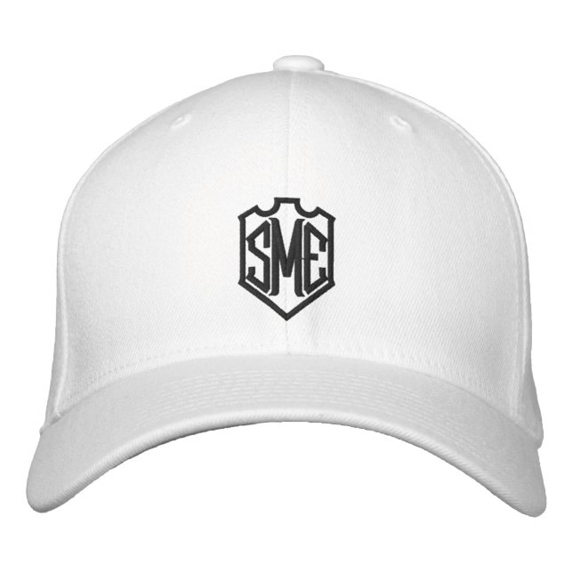 Gorra Bordada Escudo de monograma Personalizado  personalizado (Anverso)