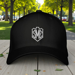 Gorra Bordada Escudo de monograma Personalizado  personalizado