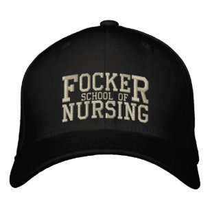 Gorra Bordada Escuela de Focker de Enfermería Enfermera divertid