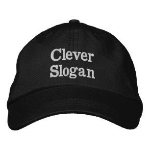 Gorra Bordada Eslóganes inteligentes