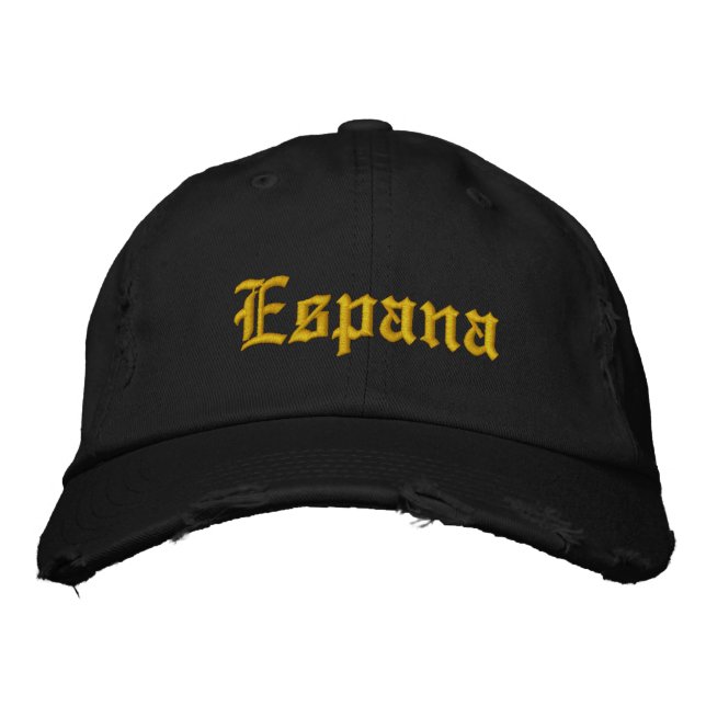 Gorra Bordada Espana (Anverso)