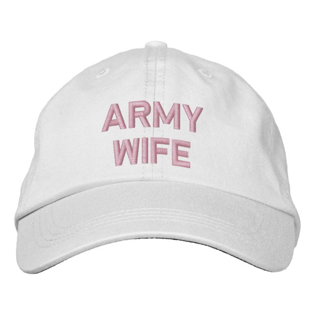 Gorra Bordada Esposa del ejército (Anverso)