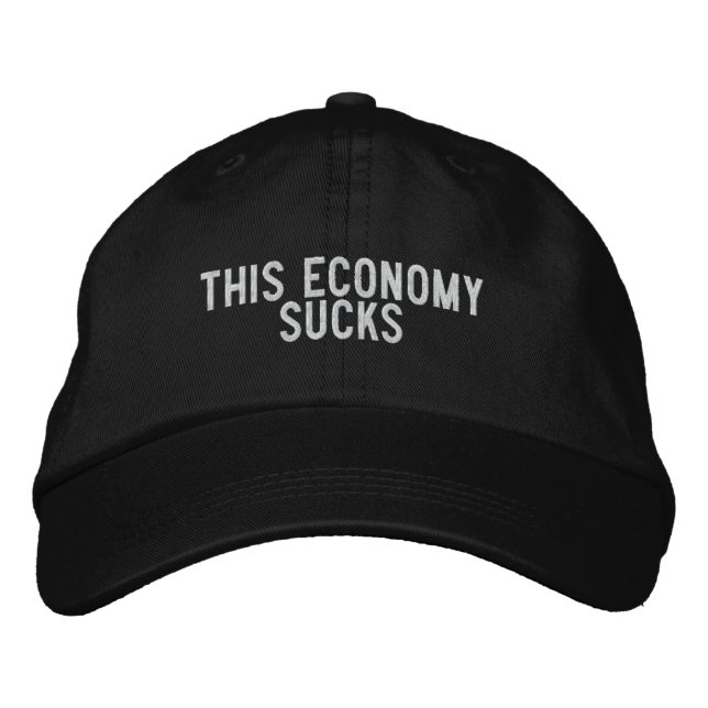 Gorra Bordada esta economía apesta (Anverso)