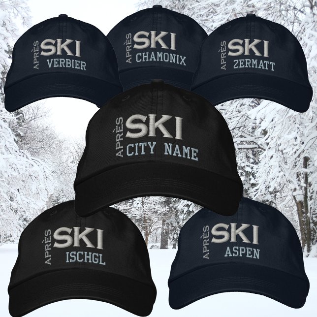 Gorra Bordada Estación de esquí de Après conjunto de vacaciones  (Subido por el creador)