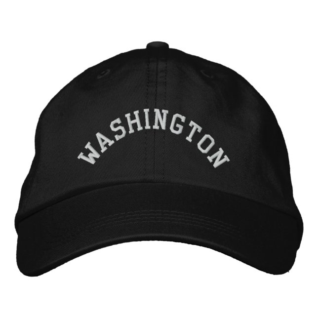 Gorra Bordada Estado de Washington bordado (Anverso)
