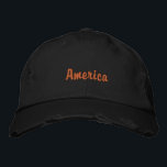 Gorra Bordada Estados Unidos 🇺 🇸 cabaña negra para hombres<br><div class="desc">Estados Unidos 🇺 la choza negra 🇸 la cabaña de moda del hombre Seguro para la cabeza cualquier temporada de uso hombre</div>
