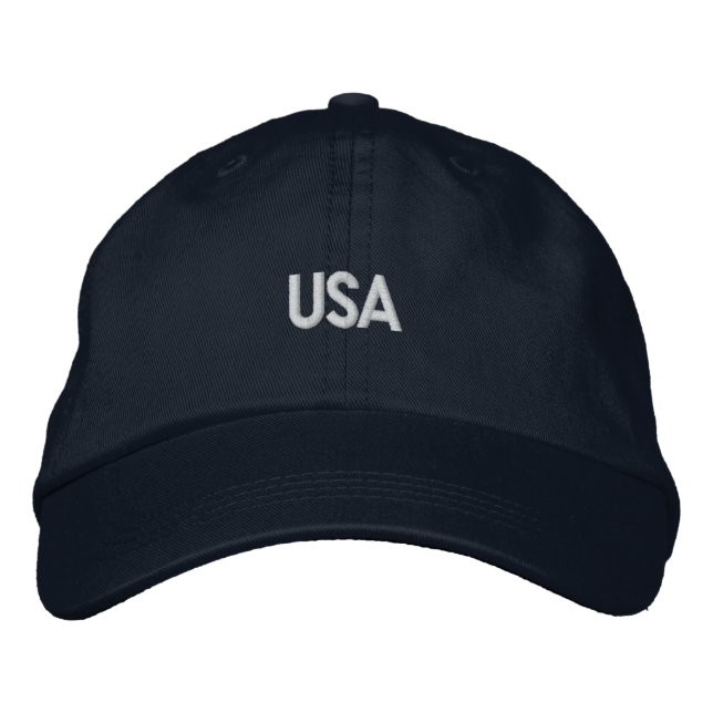 Gorra Bordada Estados Unidos de América País Patriótico (Anverso)