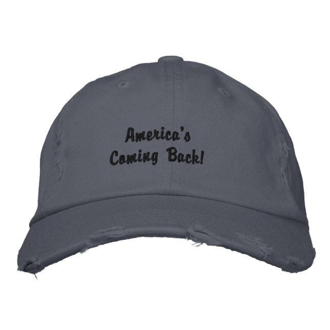 Gorra Bordada Estados Unidos está de vuelta (Anverso)