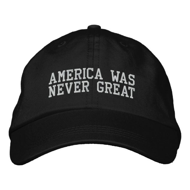 Gorra Bordada Estados Unidos nunca fue grande (Anverso)