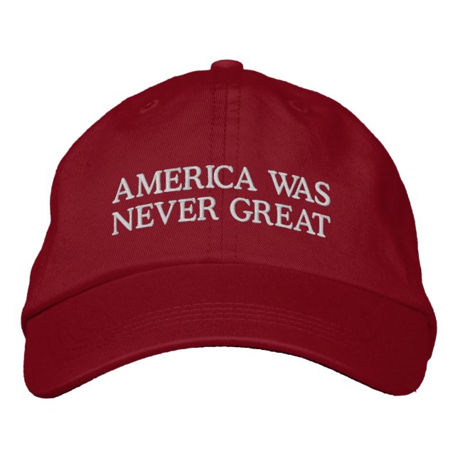 Gorra Bordada Estados Unidos nunca fue grandioso (Anverso)