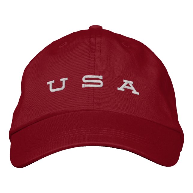 Gorra Bordada Estados Unidos Patriótico (Anverso)