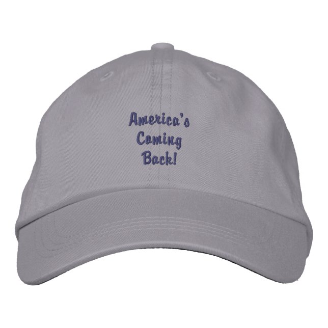 Gorra Bordada Estados Unidos - Regresando (Anverso)