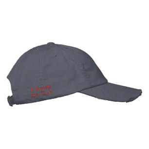Gorra Bordada Estados Unidos Rojo y Azul 'Realmente me importa'