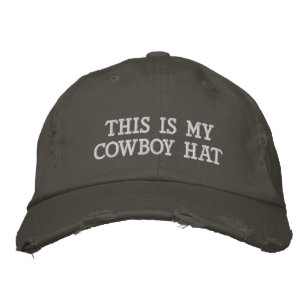 Gorra Bordada Este Es Mi Sombrero De Vaquero Divertido