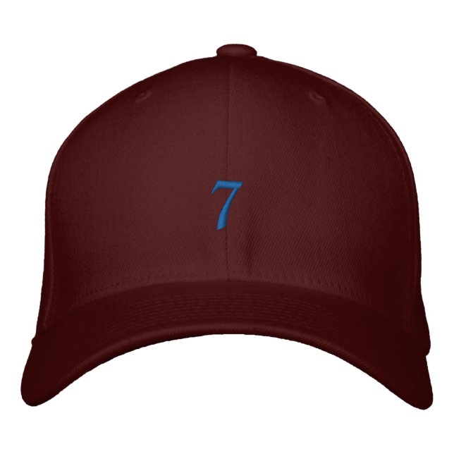 Gorra Bordada Estilo antiguo número 7 (Anverso)