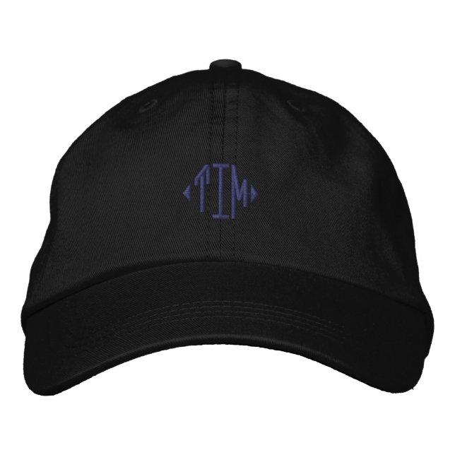 GORRA BORDADA ESTILOS DE ARTE Y DISEÑO CON BORDE DE TAMAÑO (Anverso)