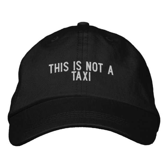 Gorra Bordada esto no es un taxi (Anverso)