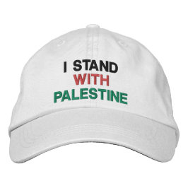 Gorra Bordada Estoy de acuerdo con el texto blanco rojo negro de