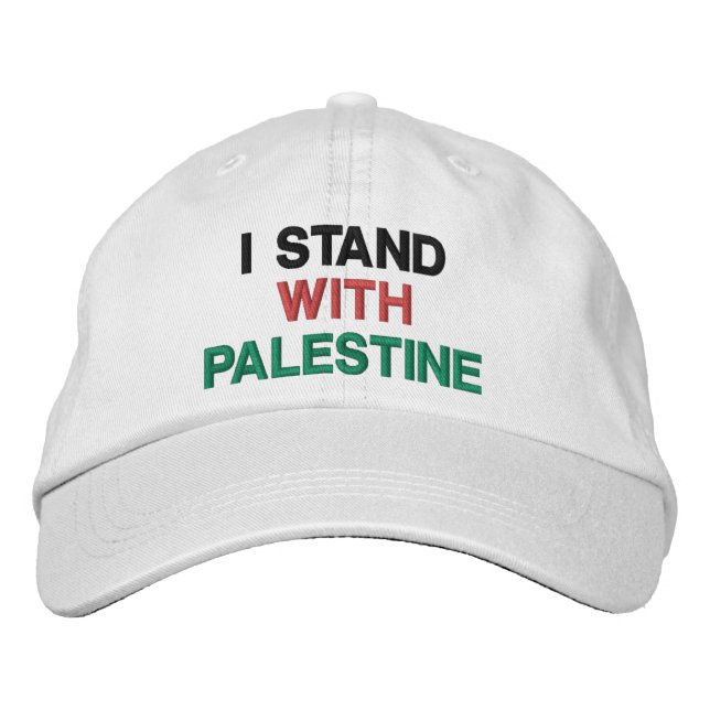 Gorra Bordada Estoy de acuerdo con el texto blanco rojo negro de (Anverso)