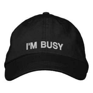 GORRA BORDADA ESTOY OCUPADO.