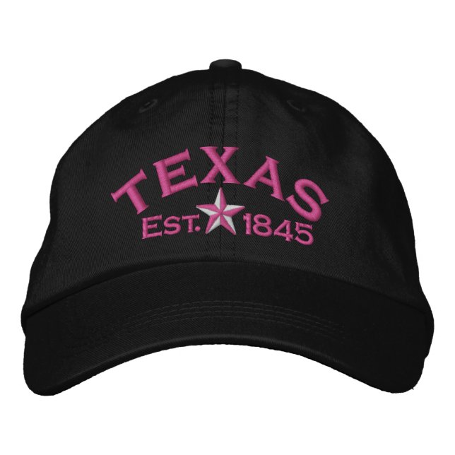 Gorra Bordada Estrella de Texas (Anverso)