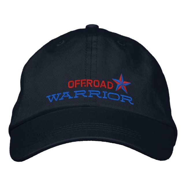 Gorra Bordada Estrella guerrera de Off Road (Anverso)