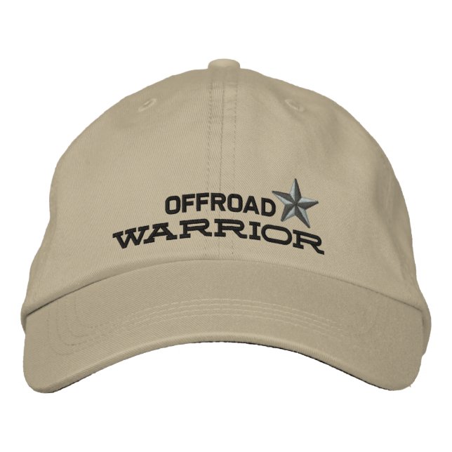 Gorra Bordada Estrella guerrera de Off Road (Anverso)