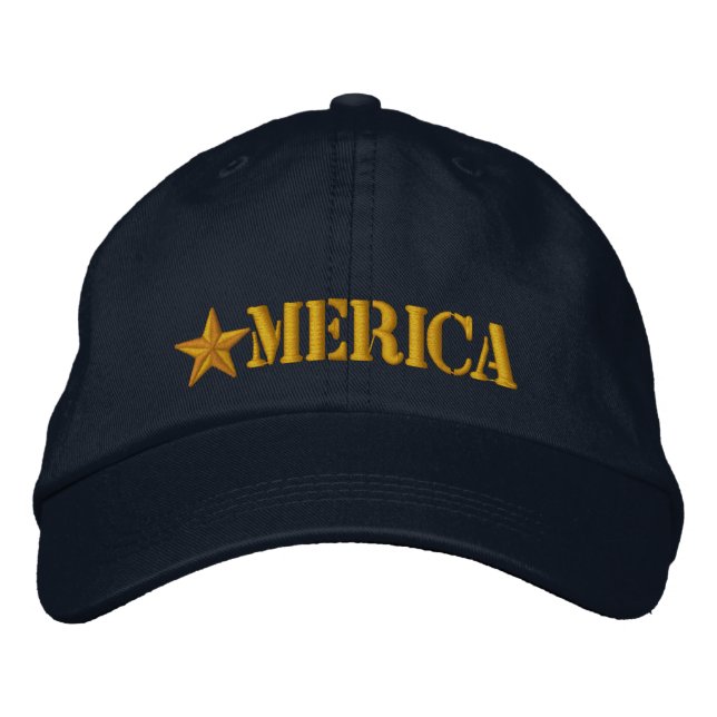 Gorra Bordada Estrella Merica (Anverso)