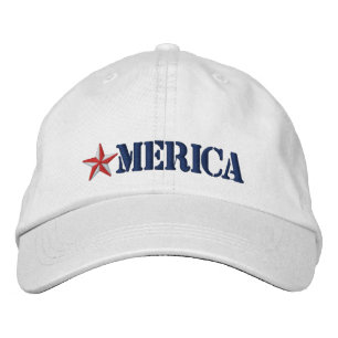 Gorra Bordada Estrella Merica
