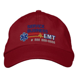 Gorra Bordada Estrella paramédica EMT personalizada