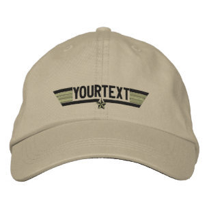 Gorra Bordada Estrella personalizada clásica recibe tu texto