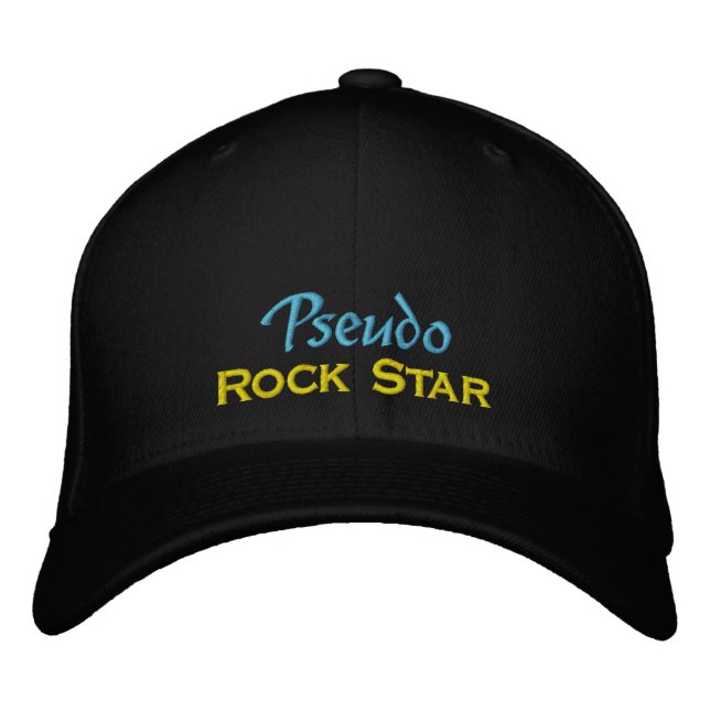 Gorra Bordada "Estrella pseudo rock" (Anverso)