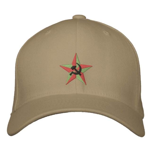 Gorra Bordada Estrella soviética: martillo y endileta (Anverso)
