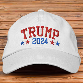 Gorra Bordada Estrellas patrióticas de Donald Trump 2024