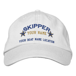 Gorra Bordada Estrellas personalizadas para navegantes