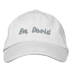 Gorra Bordada Ew, David Pink Lettering