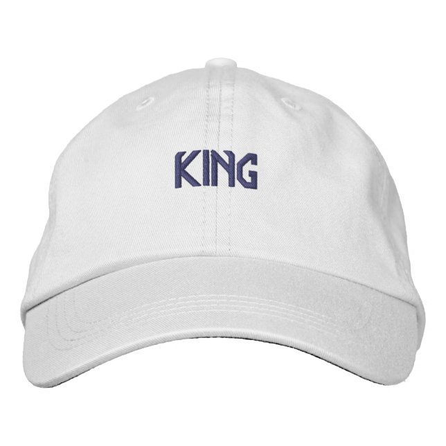 Gorra Bordada Expresión del REY Bonito Genial Súper Sombrero Gua (Anverso)