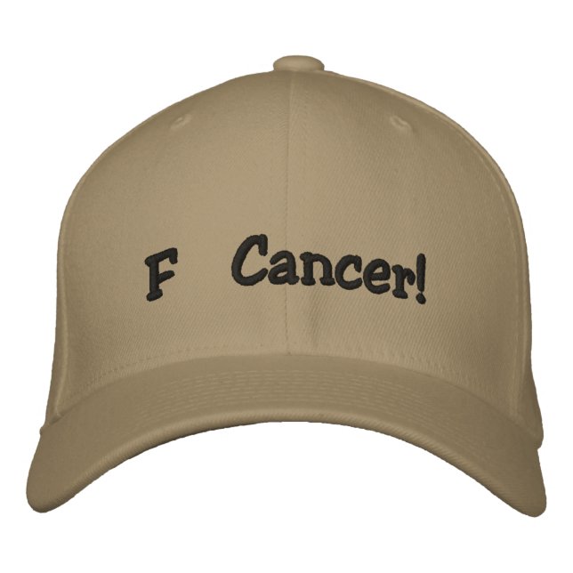 Gorra Bordada ¡F Cáncer! (Anverso)