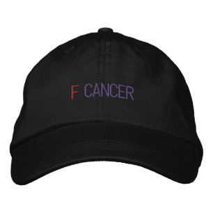 GORRA BORDADA F CÁNCER ABROJO EL SOMBRERO DE BÉISBOL