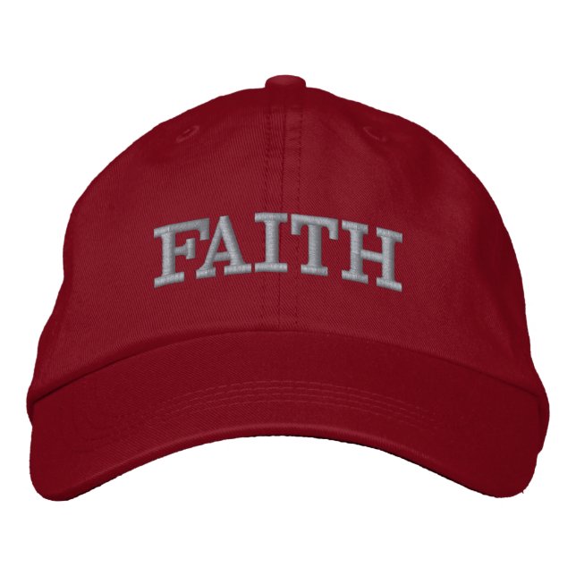 Gorra Bordada Faith Word Embroidered Hat (Anverso)