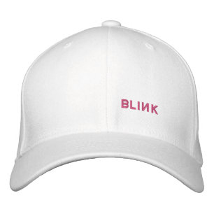 Gorra Bordada Fan del centelleo hecha (rosa negro)