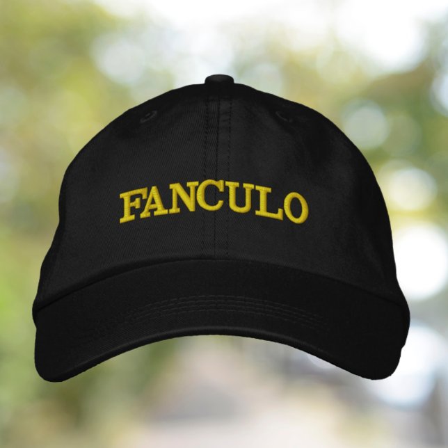 Gorra Bordada Fanculo Embroider Cap (Fanculo Funny Italian Embroidered Hat Baseball Cap)