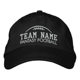 Gorra Bordada Fantasía Fan Fan Gear con tu nombre de equipo