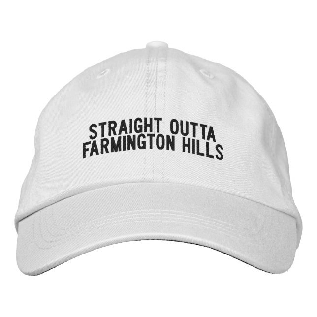 Gorra Bordada Farmington Hills Michigan Hat (Anverso)