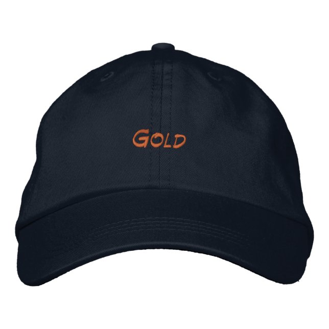 Gorra Bordada Faro de oro de lujo Sombrero Super Glamour-Premium (Anverso)