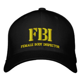 GORRA BORDADA FBI