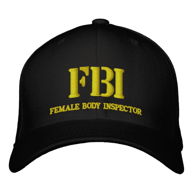 GORRA BORDADA FBI (Anverso)